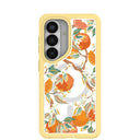 Clear Citrus Blooms Samsung Galaxy S26 Case With Sunbeam Ridge (Magnetic Charging included)