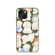 Coque iPhone 13 Mini motif Caniches Nuage Sol de Forêt
