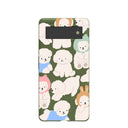 Coque Google Pixel 6 motif Caniches Nuage Sol de Forêt
