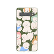 Coque Google Pixel 7a avec motif caniches et sous-bois