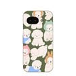 Coque Google Pixel 9a avec motif caniches sous les nuages