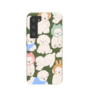 Coque Samsung Galaxy S23 motif Caniches Nuages ​​Sol de la Forêt