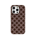 Chocolate Brown Cocoa Sprinkle iPhone 16 Pro Case