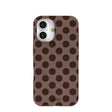 Coque iPhone 16 chocolat brun cacao