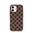 Chocolate Brown Cocoa Sprinkle iPhone 17 Case