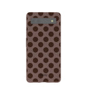 Chocolate Brown Cocoa Sprinkle Google Pixel 6a Case