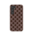 Coque Samsung Galaxy S24 chocolatée avec paillettes de cacao