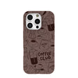 Coque pour iPhone 16 Pro « Chocolate Brown Coffee Club »