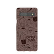 Chocolate Brown Coffee Club Google Pixel 7a Case