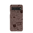 Chocolate Brown Coffee Club Google Pixel 8 Case
