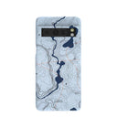 Powder Blue Contour Lines Google Pixel 8 Pro Case