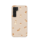 Coque Samsung Galaxy S25 Motif Corgi Coquillage