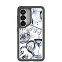 Coque transparente Cosmic Luck pour Samsung Galaxy S26 avec bordure noire (chargement magnétique inclus)