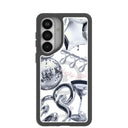 Coque transparente Cosmic Luck pour Samsung Galaxy S26+ (Plus) avec bordure noire (chargement magnétique inclus)