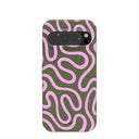 Coque Google Pixel 9/9 Pro à motif de boucles de coton Forest Floor