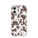 Chocolate Brown Cow Couture iPhone 16 Case