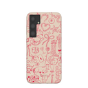 Coque pour Samsung Galaxy S24+(Plus) motif cowgirl chic et coquillage