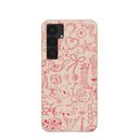 Coque pour Samsung Galaxy S25+(Plus) motif cowgirl chic et coquillage