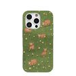 Coque iPhone 16 Pro « Vaches confortables au sol forestier »
