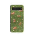 Coque Google Pixel 8 motif vaches confortables sous la forêt