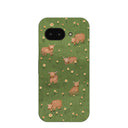 Coque Google Pixel 9a motif vaches confortables sous la forêt
