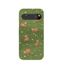 Coque Google Pixel 9 Pro XL motif vaches confortables sous la forêt