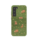 Coque Samsung Galaxy S23 « Vaches confortables sous la forêt »