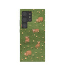 Coque Samsung Galaxy S24 Ultra motif vaches confortables sous la forêt