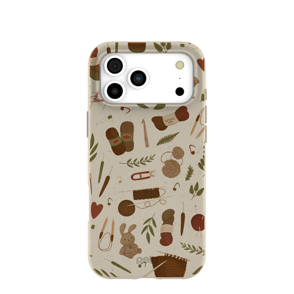 London Fog Cozy Knit iPhone 17 Pro Max Case – Pela Case