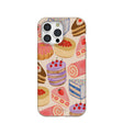 Coque iPhone 15 Pro Max avec motifs de coquillages et de pâtisseries
