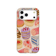 Coque iPhone 17 Pro Max avec motifs de coquillages et de pâtisseries