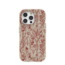 Coque London Fog Crimson Bouquet pour iPhone 15 Pro