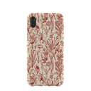 Coque London Fog Crimson Bouquet pour iPhone XR