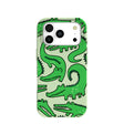 Coque iPhone 17 Pro Croc a Doodle vert sauge