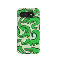 Coque Google Pixel 10a vert sauge avec motif crocodile