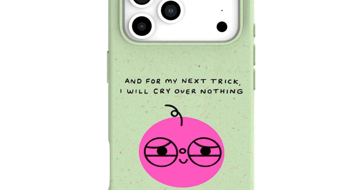 Sage Green Cry iPhone 17 Pro Max Case – Pela Case