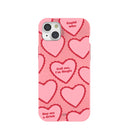 Coque iPhone 15 Plus rose bonbon Cupidon