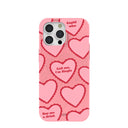 Coque iPhone 15 Pro Max rose bonbon Cupidon