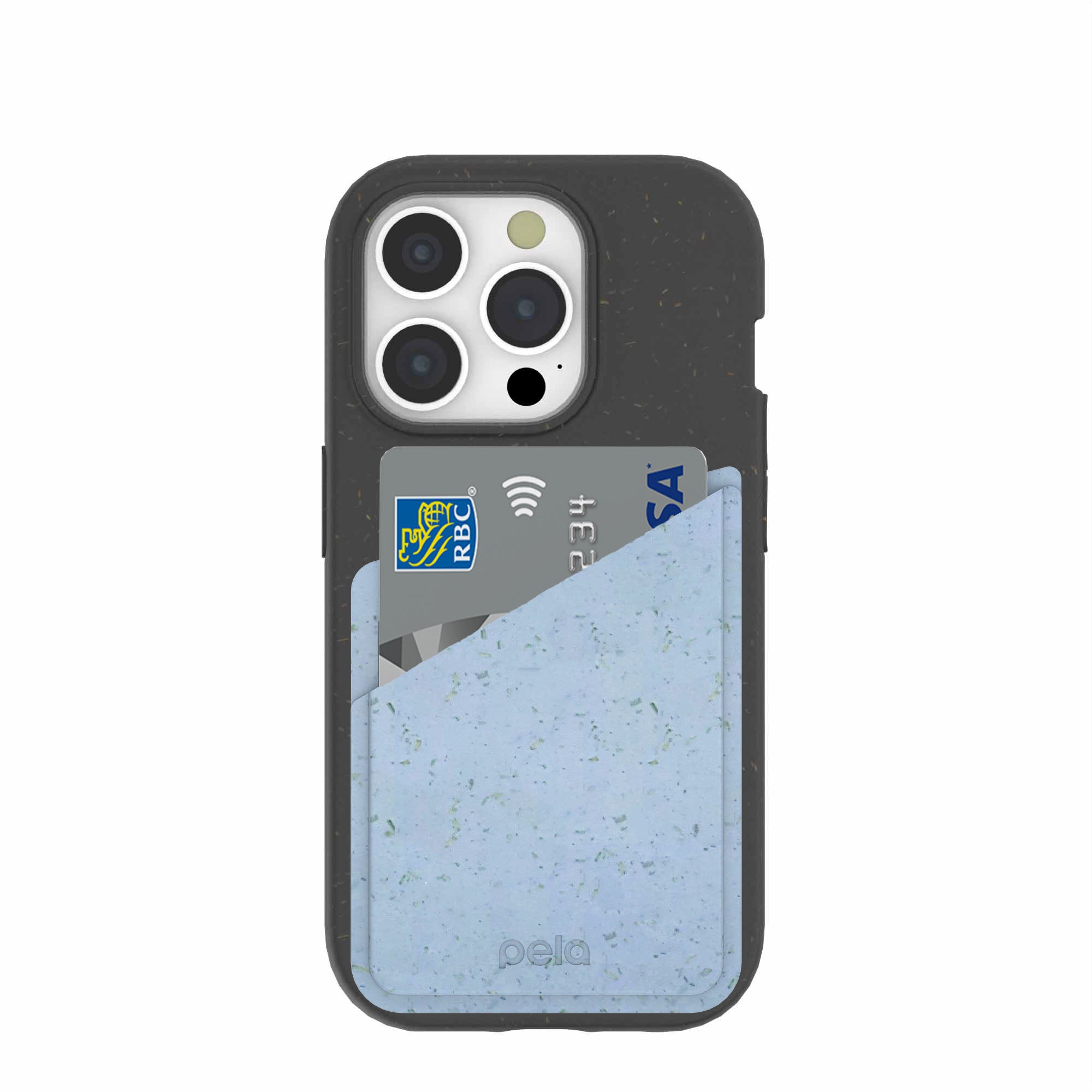 Powder Blue Phones Powder Blue Phone Case Card Holder – Pela Case