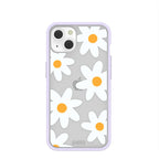 Clear Daisy iPhone 13 Case With Lavender Ridge