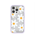 Clear Daisy iPhone 14 Pro Case With Lavender Ridge