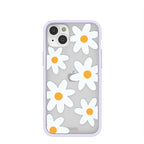 Clear Daisy iPhone 14 Plus Case With Lavender Ridge