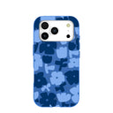Electric Blue Daydream Blooms iPhone 17 Pro Case
