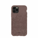 Coque Desert Run marron chocolat pour iPhone 11 Pro