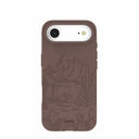 Coque iPhone Air Desert Run marron chocolat