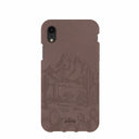 Chocolate Brown Desert Run iPhone XR Case