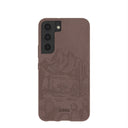 Coque Samsung Galaxy S22 Desert Run marron chocolat