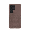 Coque Samsung Galaxy S25 Ultra Desert Run marron chocolat