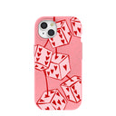 Bubblegum Pink Dicey Cherries iPhone 15 Case