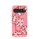 Bubblegum Pink Dicey Cherries Google Pixel 10 Pro XL Case